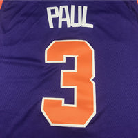 Men's Phoenix Suns Chris Paul Purple 2020/21 Fast Break Replica Player Jersey1
