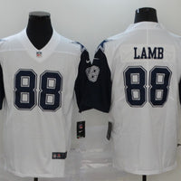 CeeDee Lamb #88 Dallas Cowboys White Game Player Jersey - JerseysFreak