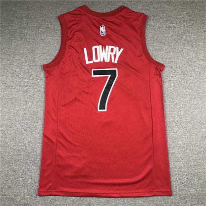 Men's Toronto Raptors Kyle Lowry Red 2021/22 Diamond Swingman Fashion Jersey1