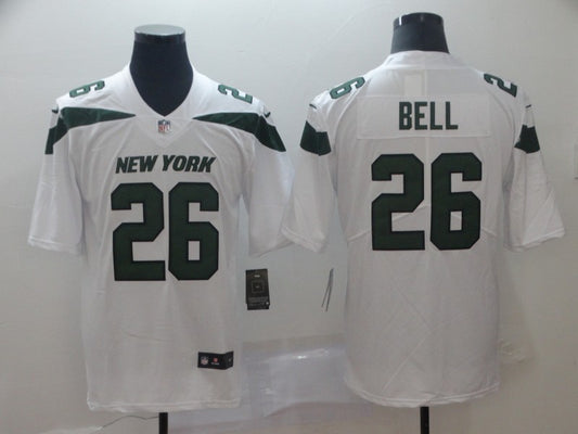 Men's New York Jets Le'Veon Bell #26 White Game Jersey1