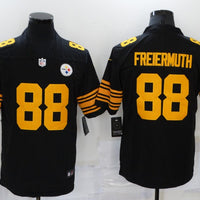 Men's Pittsburgh Steelers Pat Freiermuth #88 Black Alternate Legend Jersey1