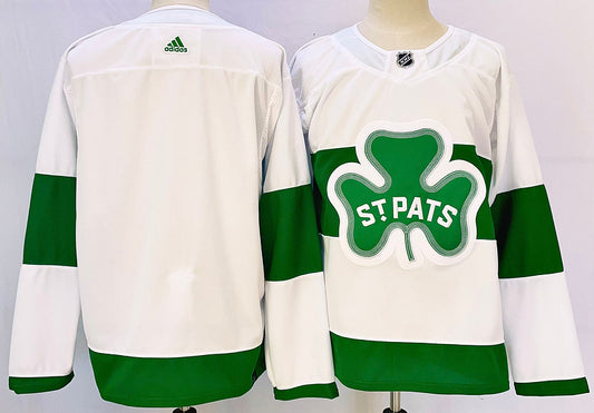 Men's Toronto Maple Leafs White Blank Jersey1