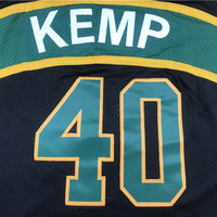 Men's Seattle Supersonics Shawn Kemp #40 Black Throwback Swingman Jersey