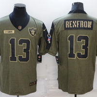 Men's Las Vegas Raiders Hunter Renfrow #13 Brown Game Jersey1