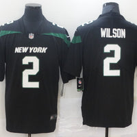 Men's New York Jets Zach Wilson #2 Black Alternate Game Jersey1