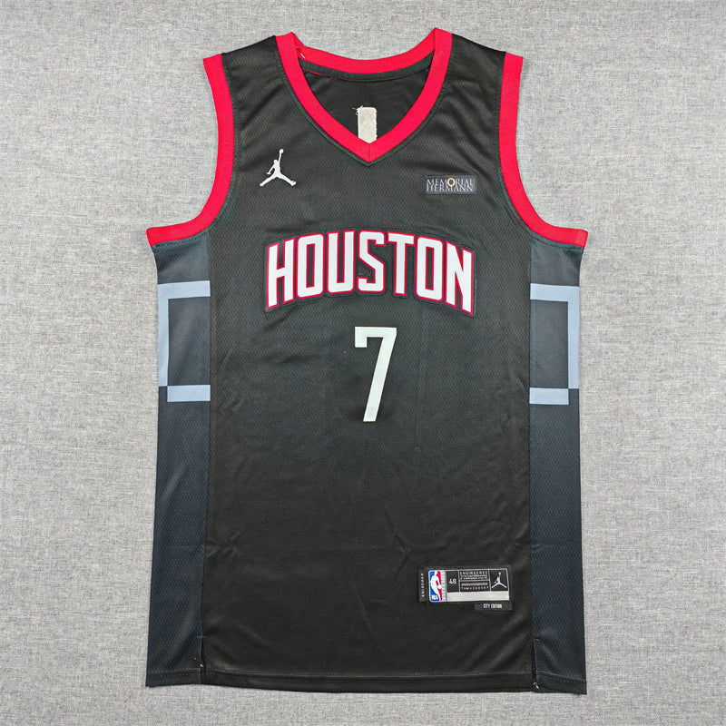 Kevin Durant #7 Houston Rockets Black Swingman Player Jersey Statement Edition - JerseysFreak