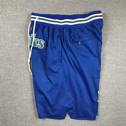 Men's Seattle Seahawks Royal Pocket Shorts1