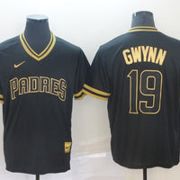 Men's San Diego Padres Tony Gwynn #19 Black Player Jersey1