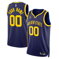 Men's Golden State Warriors Navy 2022/23 Swingman Custom Jersey1 - Statement Edition