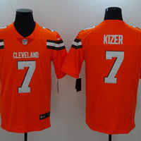 Men's Cleveland Browns DeShone Kizer #7 Orange Game Jersey1