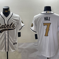 Men's New Orleans Saints Taysom Hill #7 White Player Jersey1