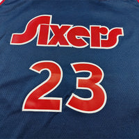 Men's Philadelphia 76ers LeBron James #23 Navy 2021/22 Swingman Jersey - City Edition