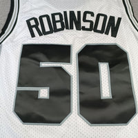 Men's San Antonio Spurs David Robinson White 1998-99 Classics Swingman Jersey1