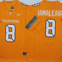 Men's Tennessee Volunteers Nico Iamaleava #8 Orange Player Jersey