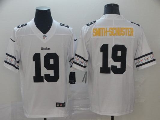 Men's Pittsburgh Steelers JuJu Smith-Schuster #19 White Player Game Jersey1