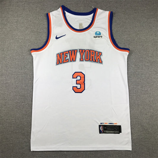 Men's New York Knicks Josh Hart #3 White Swingman Jersey1 - Association Edition
