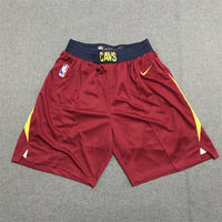 Men's Cleveland Cavaliers Wine Basketball Shorts1