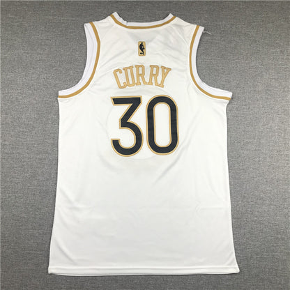 Men's Golden State Warriors Stephen Curry #30 White Swingman Jersey1