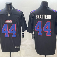 Men's New York Giants Cam Skattebo #44 Carbon Black Fashion Game Jersey