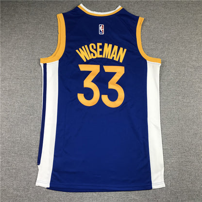 Men's Golden State Warriors James Wiseman 2021/22 Fast Break Replica Jersey1