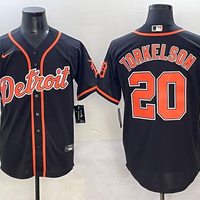Men's Detroit Tigers Spencer Torkelson #20 Black Limited Player Jersey