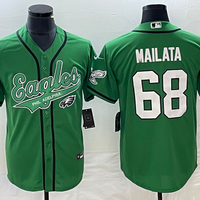 Men's Philadelphia Eagles Jordan Mailata #68 Kelly Green Game Jersey1 Joint Edition