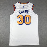 Men's Golden State Warriors Stephen Curry #30 White Classic Player Jersey1