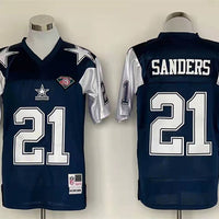 Deion Sanders Dallas Cowboys Mitchell Ness Navy Legacy Replica Jersey - JerseysFreak