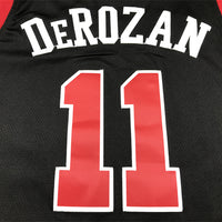 Men's Chicago Bulls DeMar DeRozan #11 Black 2023/24 Swingman Jersey1 - City Edition