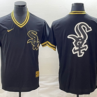 Men's Chicago White Sox Black Cooperstown Collection Team Jersey1