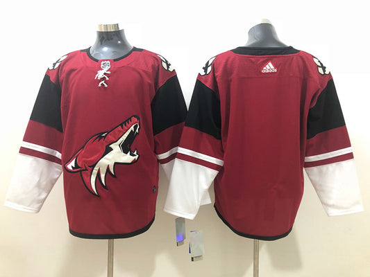 Men's Arizona Coyotes Red Breakaway Home Blank Jersey1