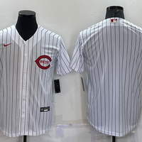Men's Cincinnati Reds White 2022 MLB at Field of Dreams Game Authentic Blank Jersey1