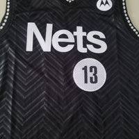 Men's Brooklyn Nets James Harden #13 Black 2020/21 Swingman Player Jersey1