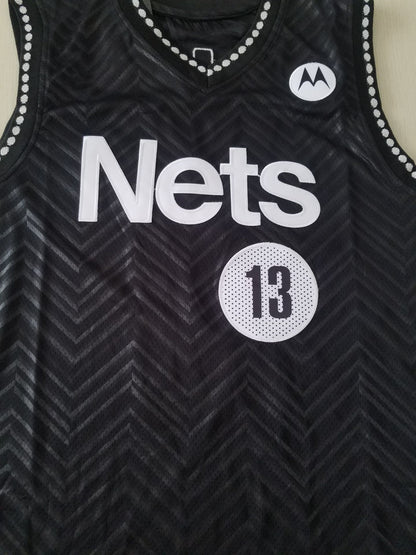 Men's Brooklyn Nets James Harden #13 Black 2020/21 Swingman Player Jersey1