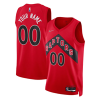 Men's Toronto Raptors Red 2021/22 Diamond Swingman Custom Jersey1 - Icon Edition