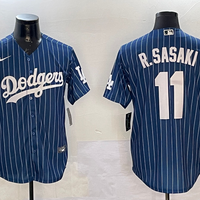 Men's Los Angeles Dodgers Roki Sasaki #11 Royal Game Player Jersey1