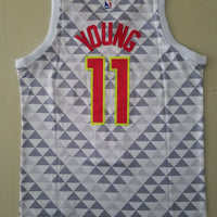 Men's Atlanta Hawks Trae Young #11 White Swingman Player Jersey1
