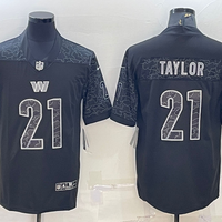 Men's Washington Commanders Sean Taylor #21 Black Retired Player RFLCTV Limited Jersey1