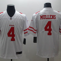 Men's San Francisco 49ers Nick Mullens #4 White Game Jersey1