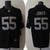 Men's Las Vegas Raiders Chandler Jones #55 Black Game Jersey1