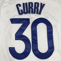 Men's Golden State Warriors Stephen Curry #30 White 2022/23 Swingman Jersey1 - Association Edition