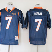 Men's Denver Broncos John Elway Mitchell & Ness Navy Legacy Replica Jersey1