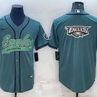 Men's Philadelphia Eagles Midnight Green Game Jersey1
