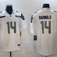 Men's Seattle Seahawks Sam Darnold #14 White Game Player Jersey