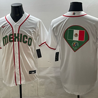 Men's Mexico Baseball White 2026 World Baseball Classic Game Jersey
