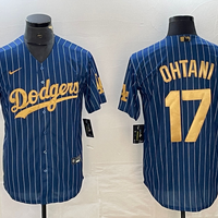Men's Los Angeles Dodgers Shohei Ohtani #17 Royal Replica Team Jersey1