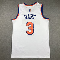 Men's New York Knicks Josh Hart #3 White Swingman Jersey1 - Association Edition