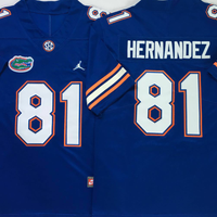 Men's Florida Gators Aaron Hernandez #81 Royal Player Game Jersey