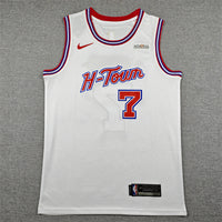 Kevin Durant #7 Houston Rockets White 2025-26 Swingman Jersey City Edition - JerseysFreak