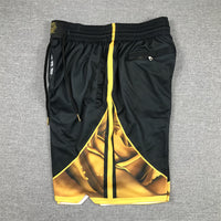 Men's Golden State Warriors Black 2022/23 City Edition Basketball Shorts1